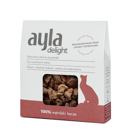 AYLA delight wątróbki kacze przysmak liofilizowany 28g