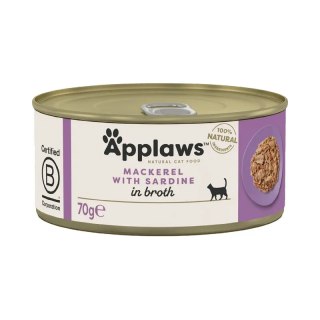 Applaws makrela z sardynką w bulionie 70g