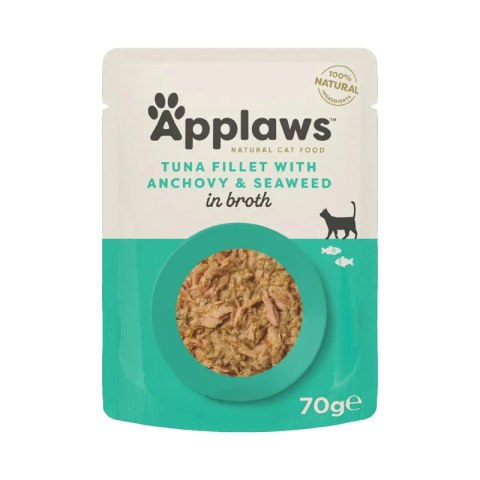 Applaws tuńczyk z anchois i algami w rosole 70g