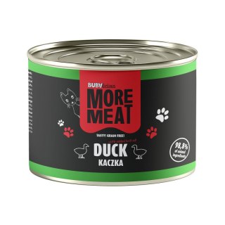 BUBAlicious More Meat - karma dla kota mono pure KACZKA 185g
