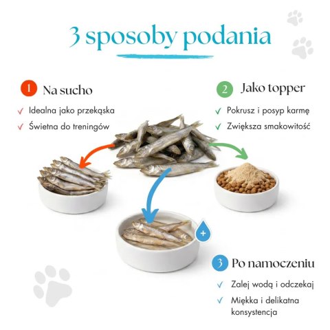 Dr Malou liofilizowane rybki (kapelan) 80g
