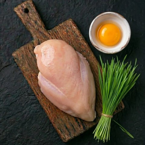 Dr Malou topper kurczak z żółtkiem i trawą jęczmienną 100g