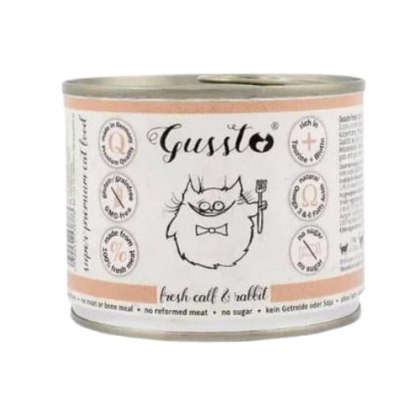 Gussto Fresh Calf&Rabbit karma mokra cielęcina z królikiem 200g