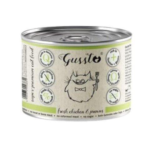 Gussto Fresh Chicken & Prawns karma mokra kurczak z krewetkami 200g