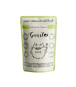 Gussto Fresh Chicken&Prawn karma mokra kurczak z krewetkami 85g