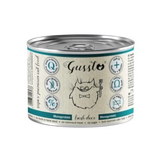 Gussto Fresh Deer karma mokra jeleń 200g