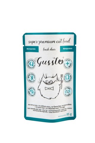 Gussto Fresh Deer karma mokra monoproteinowa jeleń 85g