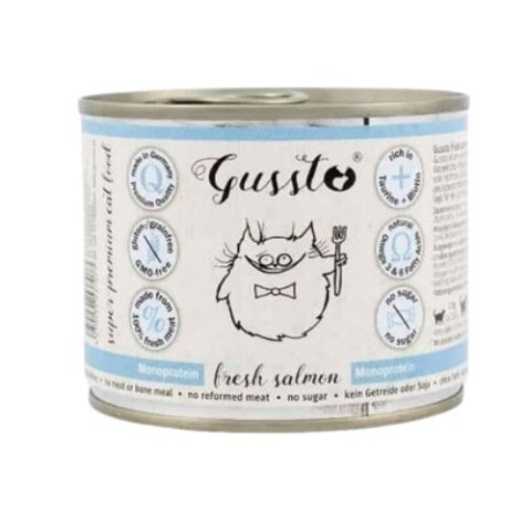 Gussto Fresh Salmon karma mokra łosoś 190g