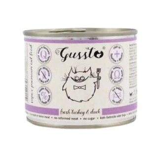 Gussto Fresh Turkey&Duck karma mokra indyk z kaczką 200g