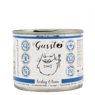 Gussto Fresh Turkey&Tuna karma mokra indyk z tuńczykiem 200g