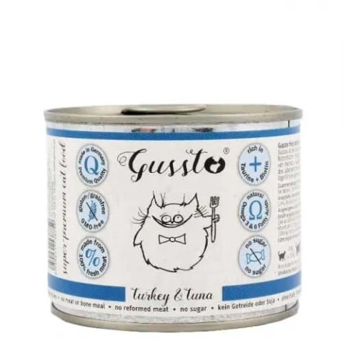 Gussto Fresh Turkey&Tuna karma mokra indyk z tuńczykiem 200g