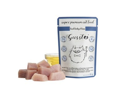 Gussto Fresh Turkey&Tuna karma mokra indyk z tuńczykiem 85g