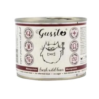 Gussto Fresh Wild Boar karma mokra dzik 200g