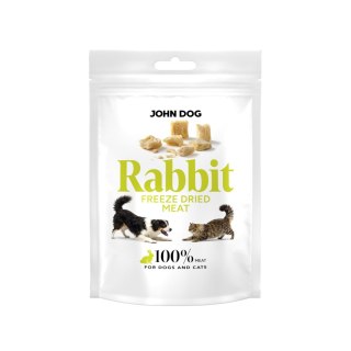 John Dog freeze - liofilizowany przysmak 100% królik 30g