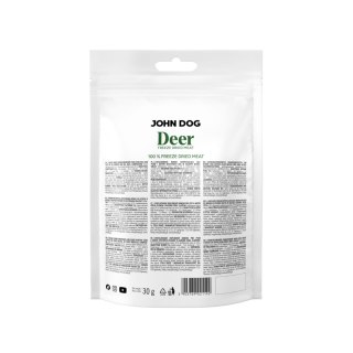 John Dog freeze - liofilizowany przysmak jeleń 30g