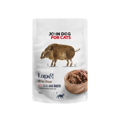 KARMA MOKRA John Dog for Cats LAPÉ dzik 100g