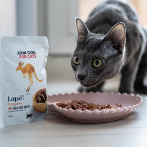 KARMA MOKRA John Dog for Cats LAPÉ kangur 100g