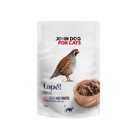 KARMA MOKRA John Dog for Cats LAPÉ przepiórka 100g