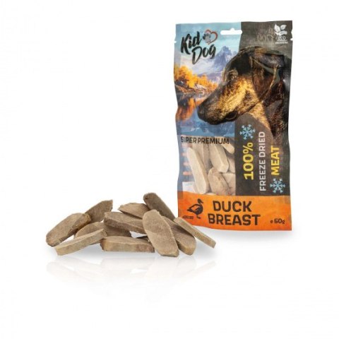 KidDog super premium - liofilizowana pierś kaczki 50g