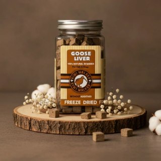 Kiwi Walker przysmaki liofilizowane wątróbki gęsie 120g