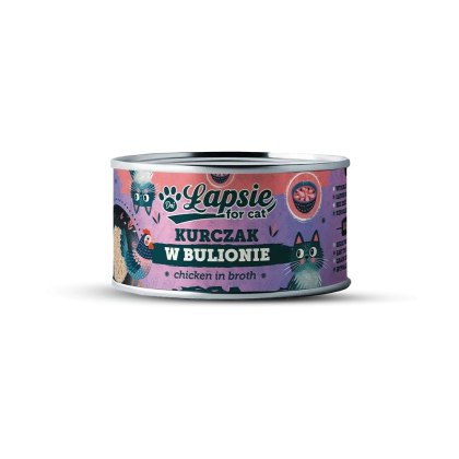 Łapsie for cat - filet z kurczaka w bulionie 80g