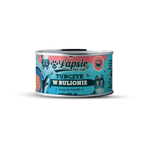 Łapsie for cat - filet z tuńczyka w bulionie 80g