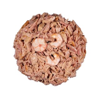 Łapsie for cat - filet z tuńczyka z krewetkami w bulionie 80g