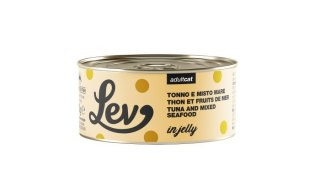 Lev Cat tuńczyk i owoce morza w galarecie 70g