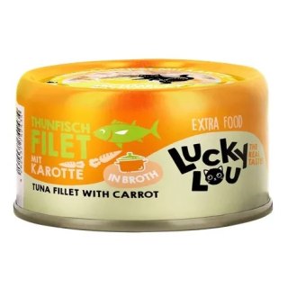 Lucky Lou Extrafood tuńczyk z marchewką w bulionie 70g (puszka)