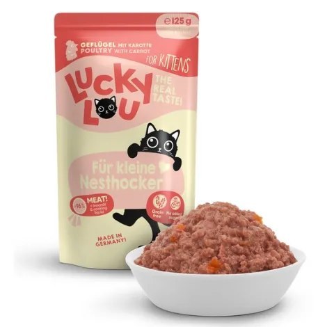 Lucky Lou Lifestage Kitten drób 125g