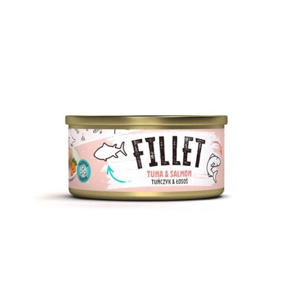 MR. BANDIT FILLET TUNA WITH SALMON - tuńczyk z łososiem w bulionie 80g