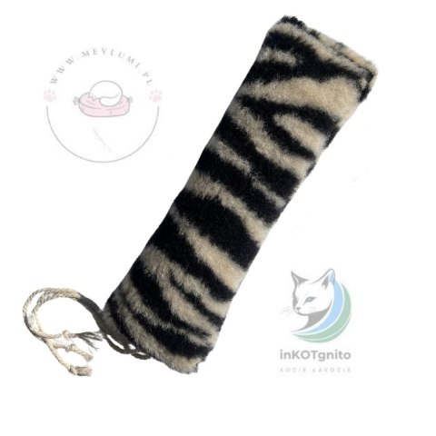 Meylumi kopacz wełniany XXL SAFARI - zebra (waleriana i kocimiętka)