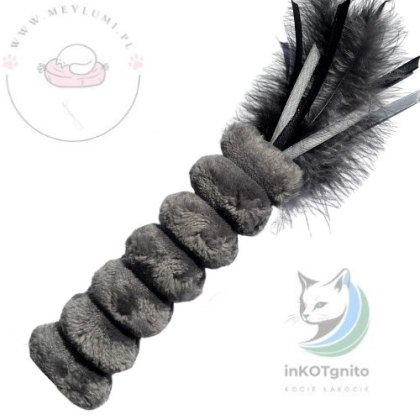 Meylumi szarpiszon mini 2.0 z łuską gryki (waleriana i kocimiętka) DARK GREY