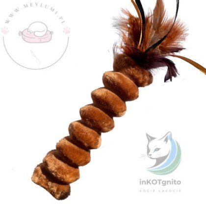 Meylumi szarpiszon mini 2.0 z łuską gryki (waleriana i kocimiętka) KARMEL