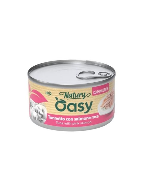 Oasy NATURY cooking broth tuńczyk z łososiem w bulionie 85g