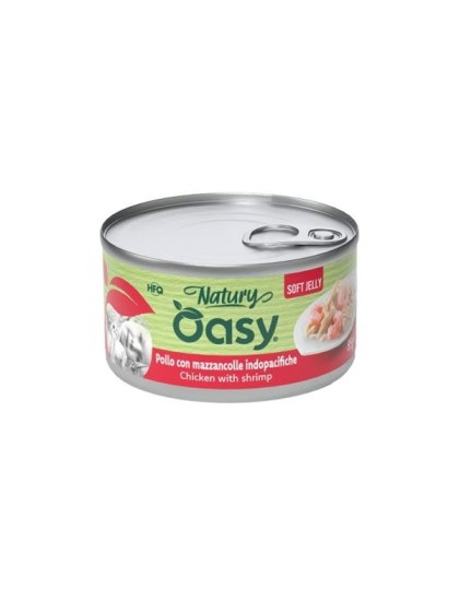 Oasy NATURY jelly kurczak z krewetkami w galaretce 85g