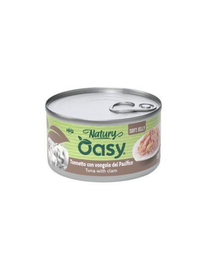 Oasy NATURY jelly tuńczyk z małżami w galaretce 85g