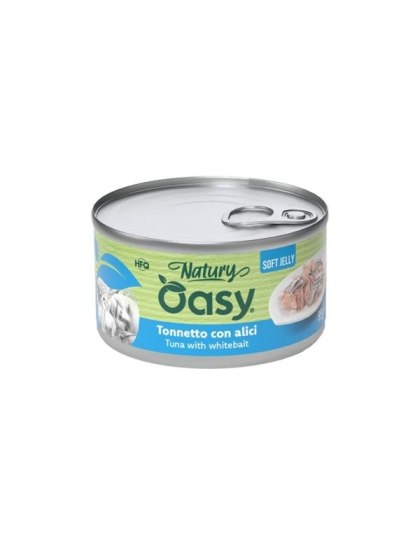 Oasy NATURY jelly tuńczyk z młodymi sardynkami w galaretce 85g