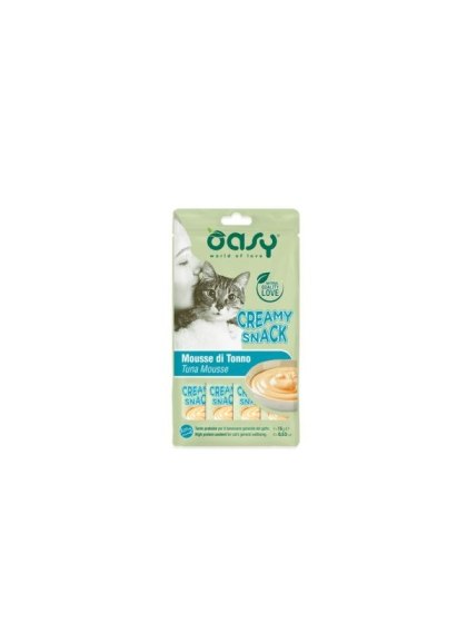 Oasy creamy snack - kremowy przysmak tuńczyk 4x15g