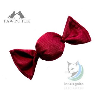 PAWPUTEK pralinka - zabawka z walerianą BORDO