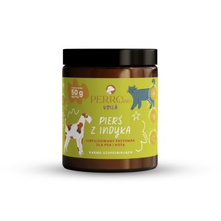 PERROland Voila - przysmak liofilizowany pierś z indyka 100% 50g