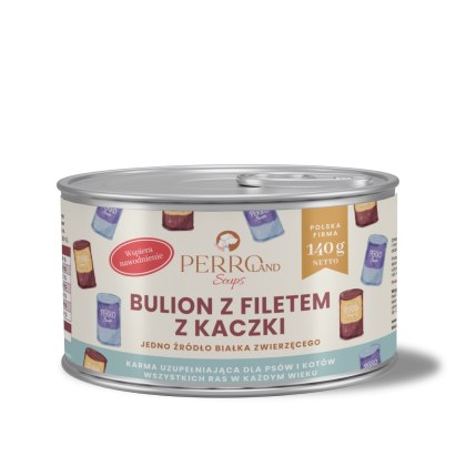 PERROland soups - bulion z filetem kaczki 140g