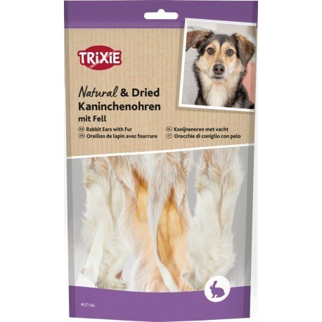 Trixie uszy królicze z sierścią 100g