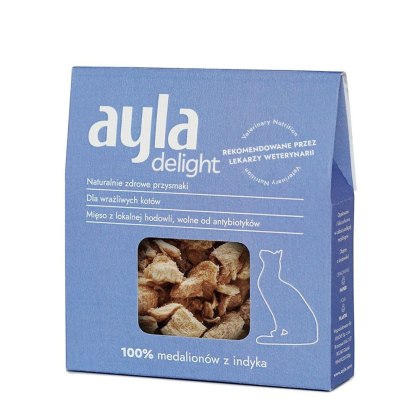 AYLA delight medaliony z indyka przysmak liofilizowany 28g