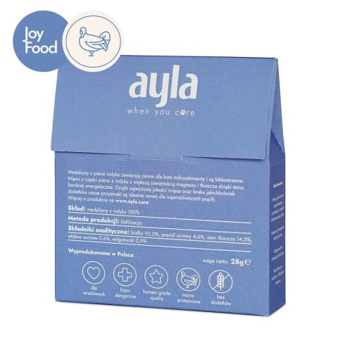 AYLA delight medaliony z indyka przysmak liofilizowany 28g