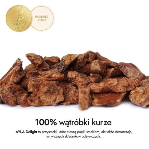 AYLA delight wątróbki kurze przysmak liofilizowany 28g