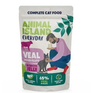 Animal Island Everyday szarpane fileciki w galarecie cielęcina 85g