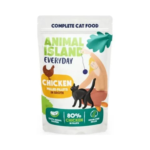 Animal Island Everyday szarpane fileciki w rosole kurczak 85g
