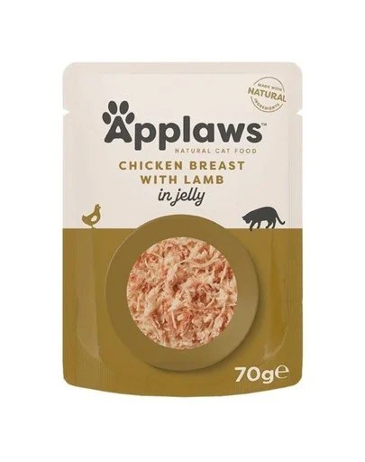 Applaws kurczak z jagnięciną w galaretce 70g