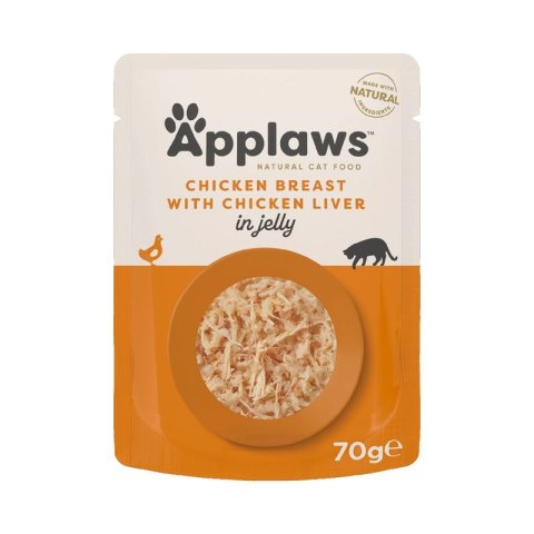 Applaws kurczak z wątróbką w galaretce 70g